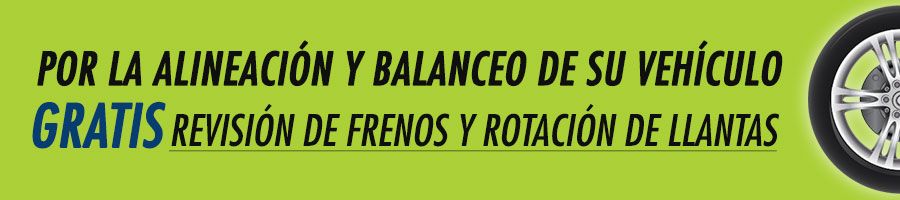 Promocion Alineación y Balanceo en Chía